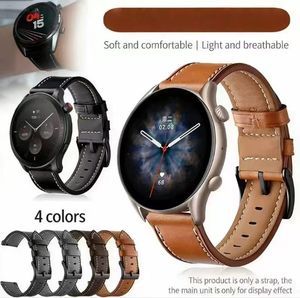 Correa de Reloj Deportiva Casual Ajustable y Transpirable de Cuero Sintético de 22 mm para Hombre, Compatible con <span class=keywords><strong>GT</strong></span> <span class=keywords><strong>3</strong></span> <span class=keywords><strong>Pro</strong></span> - Product Image 4