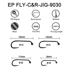 Anzuelos de pesca con mosca sin lengüeta (BK), ninfa seca y húmeda, caddis, plantilla, anzuelos de pesca con moscas <span class=keywords><strong>Scud</strong></span> (B01) - Product Image 2