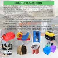 Réservoir en PEHD moulé par rotation personnalisable pour le stockage d'huile, de carburant et d'eau, grande capacité, conteneur en plastique anti-corrosion, OEM/ODM
