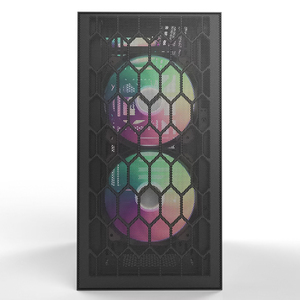 Boîtier PC de jeu SAMA V Mesh High <span class=keywords><strong>Airflow</strong></span> en verre trempé, tour moyenne ATX, boîtiers et tours d'ordinateur de jeu - Product Image 2