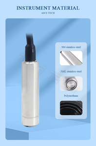 เซ็นเซอร์วัดระดับน้ำ Aice Tech วัสดุสแตนเลส 316L ระยะวัดสูงสุด 500 เมตร ความแม่นยำ 0.5% แรงดันไฟฟ้า 12.5-36VDC เครื่องมือวัดระดับ - Product Image 3