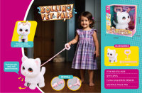 Jouet chien robot électronique qui marche et aboie Lucky Toys, chiot en peluche pour enfants