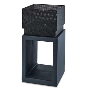 Esterno 3 gambe in acciaio rotondo pozzo del fuoco con camino braciere camino patio <span class=keywords><strong>griglia</strong></span> barbecue pozzo del fuoco - Product Image 3