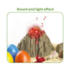 ชุดแป้งโดว์ของเล่นรูปไดโนเสาร์พร้อมไฟและเสียงดนตรีอุปกรณ์เสริม21ชิ้นสำหรับเด็ก2025 - Product Image 4
