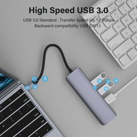Ordinateurs portables Accessoires informatiques Pd 100w Chargeur Type c Multiport Hub 5 en 1 Usb 3.0 Hdtv Port Hub