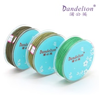 Tali Dandelion 2.5mm D2 Lanyard Benang Poliester untuk Merangkai Manik-Manik, Aksesoris Perhiasan, Tali Gelang, Bahan Kalung, 57 Warna