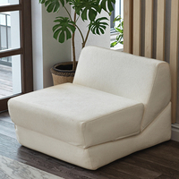 Canapé paresseux rempli d'éponge, canapé modulaire, inclinable, pliable, adapté à la maison et à l'appartement, canapé compressé meubles de salon