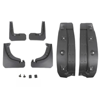Ensemble d'accessoires décoratifs en plastique ABS 6 pièces de haute qualité Jetour Traveler T2 porte arrière garde-boue pièces de Performance de boue intérieure