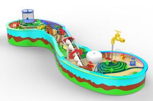 QiaoQiao parque infantil interior ciencia diversión parques acuáticos equipo de <span class=keywords><strong>juego</strong></span> interactivo <span class=keywords><strong>mesa</strong></span> de <span class=keywords><strong>juego</strong></span> de agua para niños museo - Product Image 2