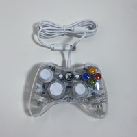 Controles de Juego con Cable Transparentes al por Mayor con Vibración, Plug and Play para Xbox 360 y PC