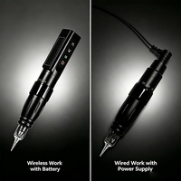 Stylo de tatouage PMU sans fil à course réglable 2,0-3,5 mm, appareil de maquillage permanent conçu pour le microblading des sourcils et des lèvres