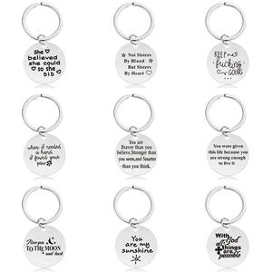 Llavero personalizado de acero inoxidable en blanco, accesorios de llavero para habitación de Hotel, regalos promocional - Product Image 3