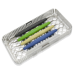 Juego completo profesional de instrumentos de limpieza dental de doble punta para implantes, hecho de acero inoxidable con superficie pulida - Product Image 2