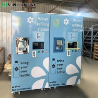 Distributeur d'eau en bouteille intelligent avec gestion à distance, équipement commercial de distribution d'eau en bouteille