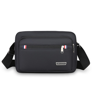 JINGPIN Men's Chest Bag Oxford Cloth Multi-layer Storage Casual Business Crossbody Bag for Leisure Travel Spring 2025 - Product Image 1