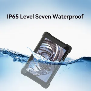 Waterproof IP67 Waterproof 8inch 4G Touch Screen PC Fingerprint Handheld Industrial Rugged Tablets