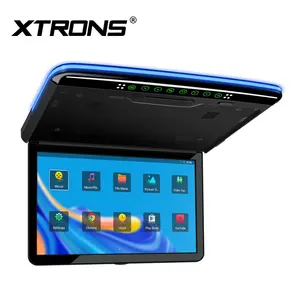 Xtrons 15.6 "Android Auto Dak Monitor 8Core Fhd Ips Scherm 8K Video Auto Android Screen Flip Down multimedia Speler