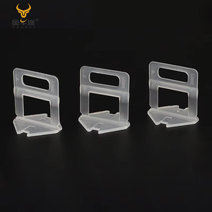 Porcelain Floor Leveler 1.5mm Tile Leveling System Tile Spacers Clips for Between Walls pp Material Self Leveling - Product Image 5