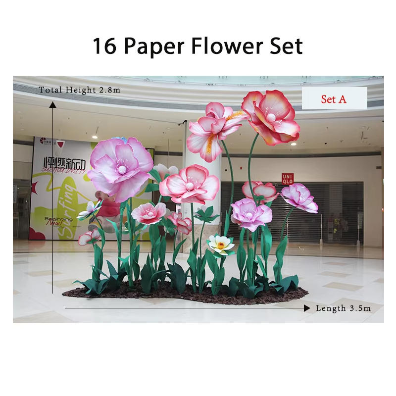 16 Paper Flower Set