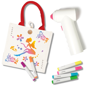 Kit de Peinture Créative pour Enfants, Pistolet de Peinture à Air Comprimé Rechargeable, Marqueur Permanent, Ensemble de Stylos Marqueurs, Jouet de <span class=keywords><strong>Dessin</strong></span> pour Tissu - Product Image 2