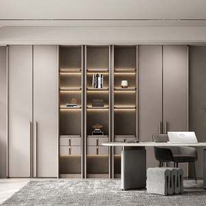 Armoires de chambre à coucher modernes de luxe, style bois, pour la maison, la villa, l'appartement, l'hôtel, utilisation de meubles - Product Image 3