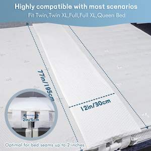 Kit Convertidor Universal para Rellenar Huecos de Colchón, de Individual a King, Puente Ajustable para Cama, de Individual a King, con Funda Lavable - Product Image 4
