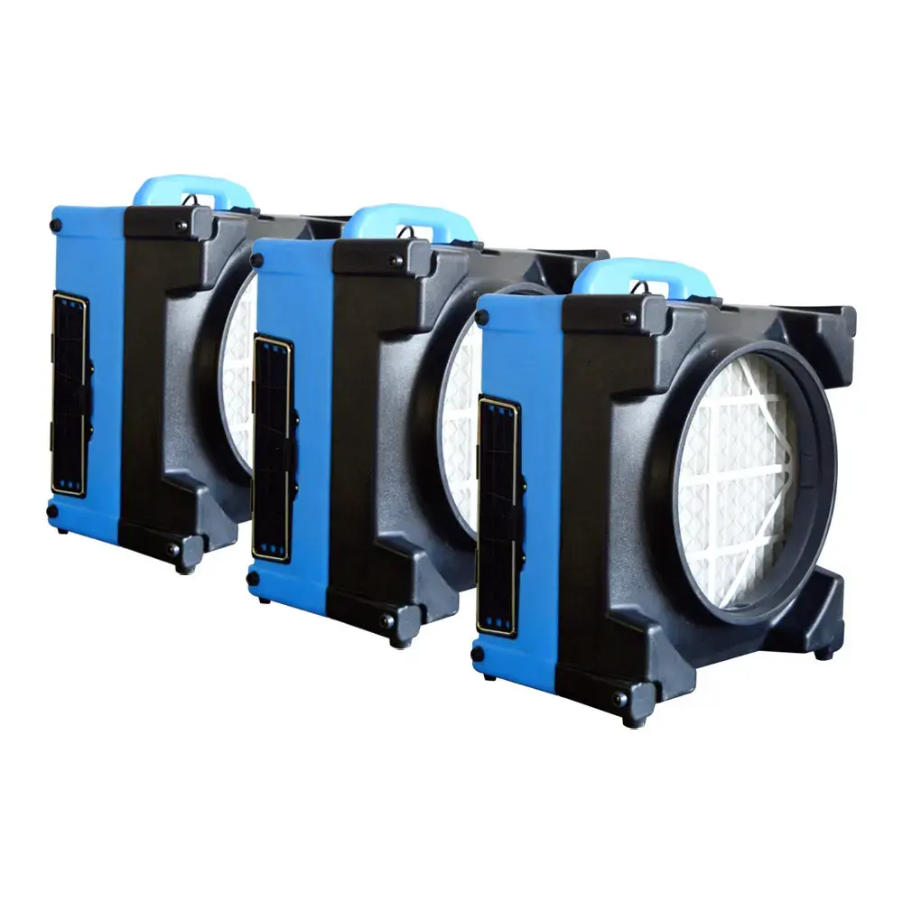 Tres filtros en una máquina Filtro HEPA mini máquina de presión depuradora de aire negativa para el hogar