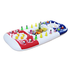 Table de <span class=keywords><strong>ping</strong></span>-<span class=keywords><strong>pong</strong></span> gonflable personnalisée pour bière, flotteur à bille, bar à boissons gonflable aquatique, bar <span class=keywords><strong>flottant</strong></span> pour boissons rafraîchies - Product Image 2