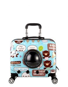 Usine BSCI, Produit potentiel BSCI : Sac de transport pour animaux de compagnie en acrylique, style dessin animé, avec fonction poussette pour chat, pour la promenade - Product Image 1