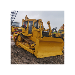 Bulldozer sur chenilles CAT D7R d'occasion, capacité de bêchage de 5,4 m, poids de 23 400 kg, système entièrement hydraulique, garantie 1 an pour travaux routiers et de construction de barrages - Product Image 1