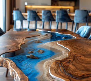 Usine directe 4kg durcissement rapide et résistant au jaunissement cristal époxy clair pour projets de résine d'art fabrication de bijoux peinture de revêtement - Product Image 5