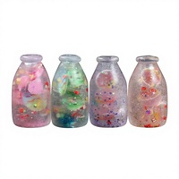 Mini Squishies Souples Anti-Stress en Forme de Pot de Bonbons, Boules de Sucre et Bouteilles de Lait à Presser