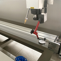 Máquina de Perforación y Fresado de Perfiles de Aluminio WEIKE CNC de Dos Cabezales y 1200 mm con PLC y Motor para Fabricación de Ventanas y Puertas de PVC/UPVC