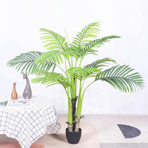 <span class=keywords><strong>Chrysalidocarpus</strong></span> <span class=keywords><strong>Lutescens</strong></span>, adorno para el hogar, plantas de interior de plástico verde simulado de estilo nórdico para plantas artificiales interiores - Product Image 2