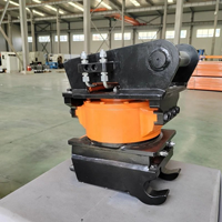 Coupleur rapide rotatif GJEM 360 pour excavatrice, mâchoires de serrage antidérapantes en acier Q355B, résistant à la corrosion, couple de 900-15000 Nm