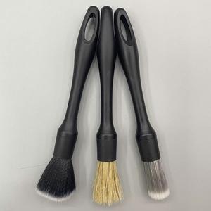 3 pezzi Set di spazzole sintetiche per capelli e per pulizia di spazi per auto - Product Image 1