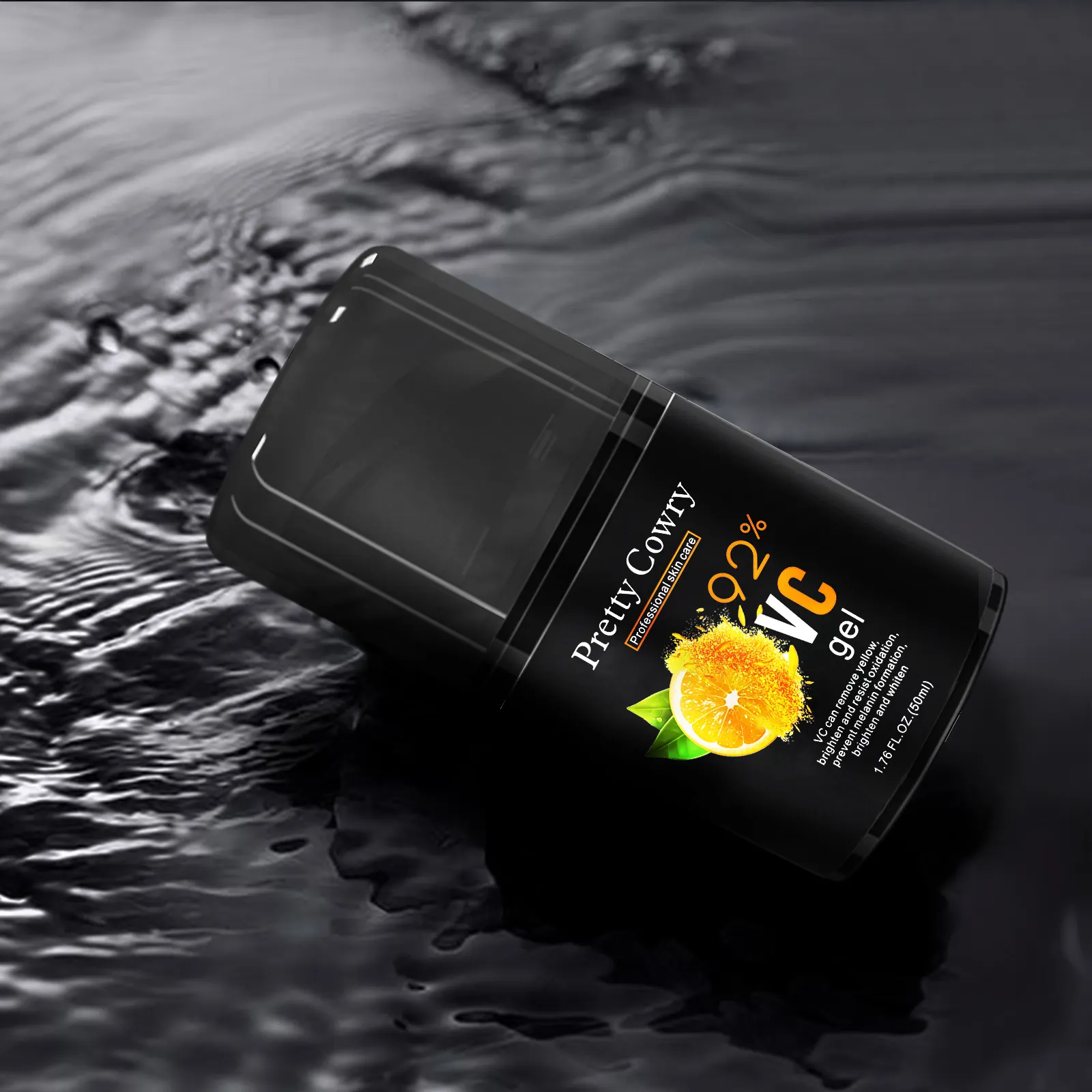 Fabriek Directe Verkoop Mooie Cowry Oranje Gezichtscrème Hydraterende Voedende 92% Vc Oranje Gezichtscrème