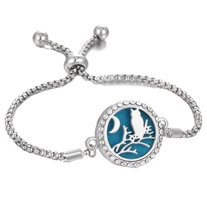 Women's Stainless Steel 20mm Essential <b>Oil</b> Diffuser Bracelet - Product Image 3