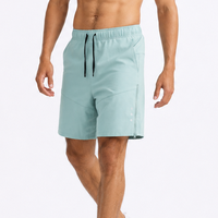 Pantalones Cortos Deportivos para Hombre, Talla Grande, Ligeros, Transpirables, Tela Premium, con Cierre Lateral, Logotipo Personalizado OEM, Corte Holgado, Secado Rápido