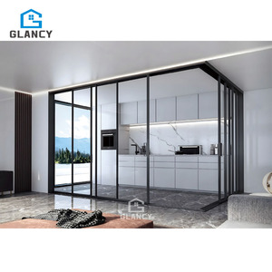 Factory Latest Aluminum Alloy Frame Double Glazing Tempered Glass Sliding <strong>Door</strong> Interior Kitchen Garden Heat-insulation - Product Image 2