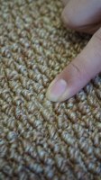 Tapis en boucle naturelle, tapis écologique, style minimaliste nordique, antidérapant, salon, chambre à coucher, taille personnalisée
