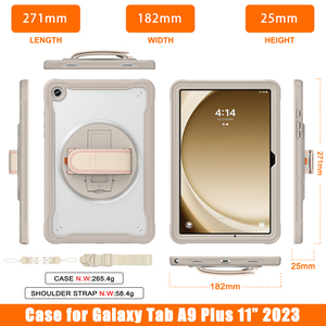 Custodia per bambini per Samsung Galaxy <span class=keywords><strong>Tab</strong></span> <span class=keywords><strong>A9</strong></span> Plus 11 pollici SM-X210 X215 X216 2023 con tracolla - Product Image 6