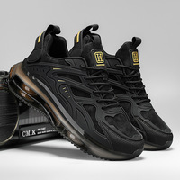 Chaussures de sport décontractées de luxe pour hommes, tendance, avec amorti à coussin d'air et rehaussement de la taille, vente en gros OEM