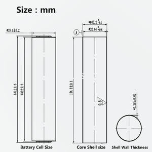33140 34140 Lifepo4 <span class=keywords><strong>3.2</strong></span> V कम कीमत पिन बैटरी कोशिकाओं 33140 <span class=keywords><strong>3.2</strong></span> V 15ah Lifepo4 सेल 15000mAh आउटडोर विद्युत - Product Image 3