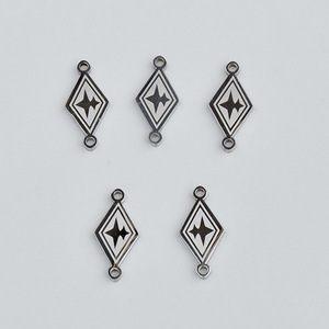 Titanium Steel Rhombus Chain Jewelry <b>Kit</b> For <b>DIY</b> Bracelet Necklace Pendant Material GJ260 - Product Image 3