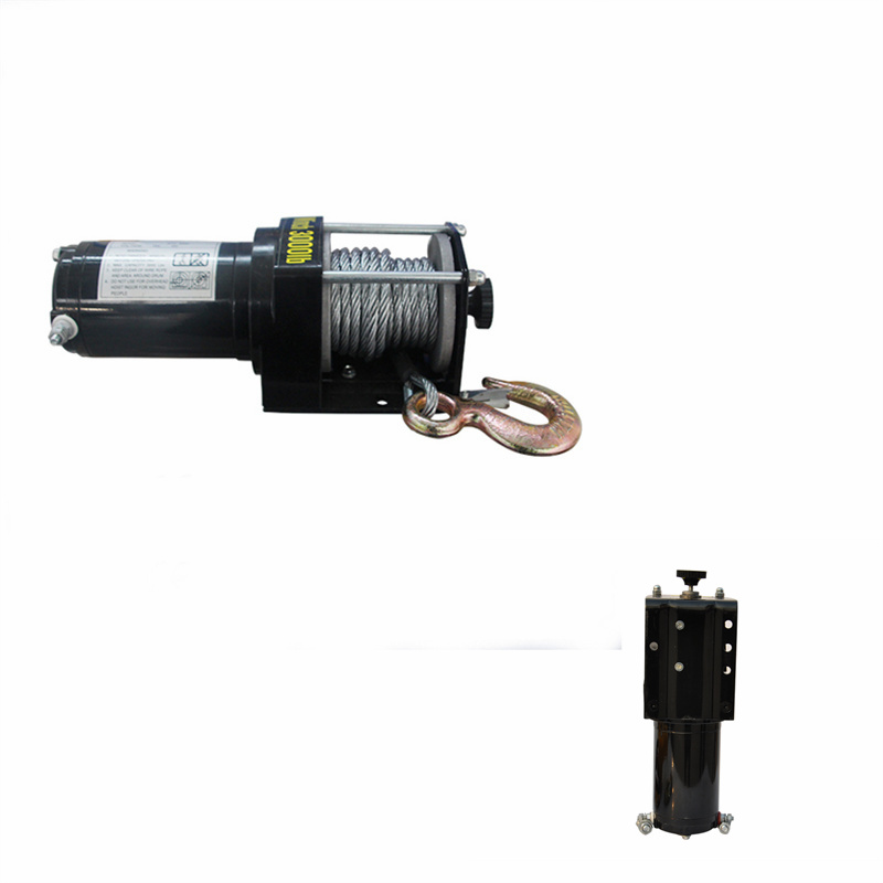 Электрическая лебедка для внедорожника 4x4 Mini 12 В, 20000 фунтов, Мощная Электрическая Лебедка 12 24 вольт