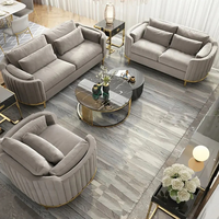 Canapé Chesterfield moderne de luxe 2 places, capitonné en velours, avec structure en métal en forme de L, pour appartement, salon ou bureau