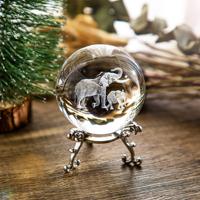 JY Crystal Crafts Manufacture, vente en gros de boules de verre de styles multiples, cadeau personnalisé, boule de verre en cristal K9 gravée au laser 3D