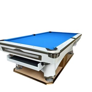 Mesa de Billar de Nueve Bolas de Sexta Generación, Tamaño Estándar, Patas de Acero Duraderas, Estructura de Roble, para Uso en Interiores del Hogar - Product Image 2