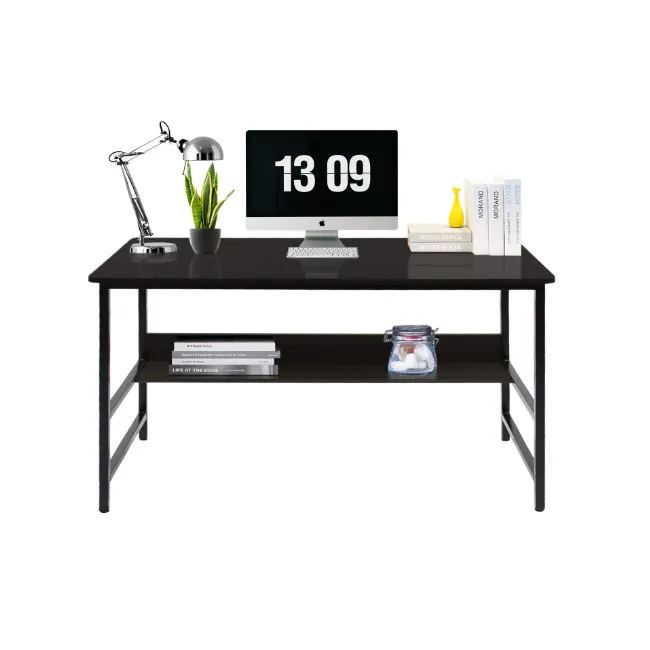 Soho उच्च गुणवत्ता सस्ती कीमत लकड़ी कार्यालय डेस्क शेल्फ काम बेंच के साथ सरल कंप्यूटर डेस्क अध्ययन कक्ष के लिए